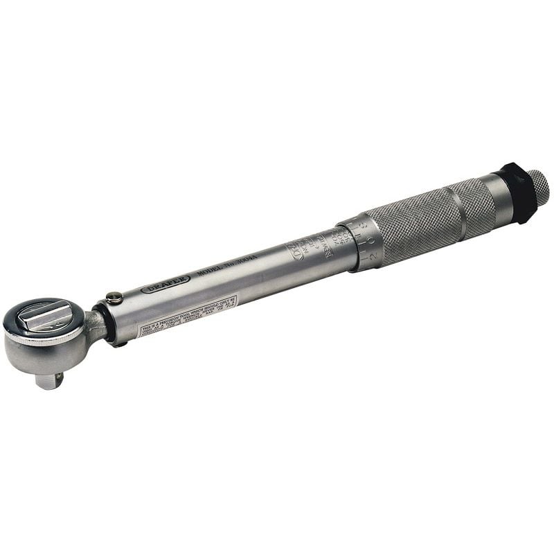 Draper 3004A Ratchet Torque Wrench, 3/8" Sq. Dr., 10 - 80Nm (Display Packed) - (34570)