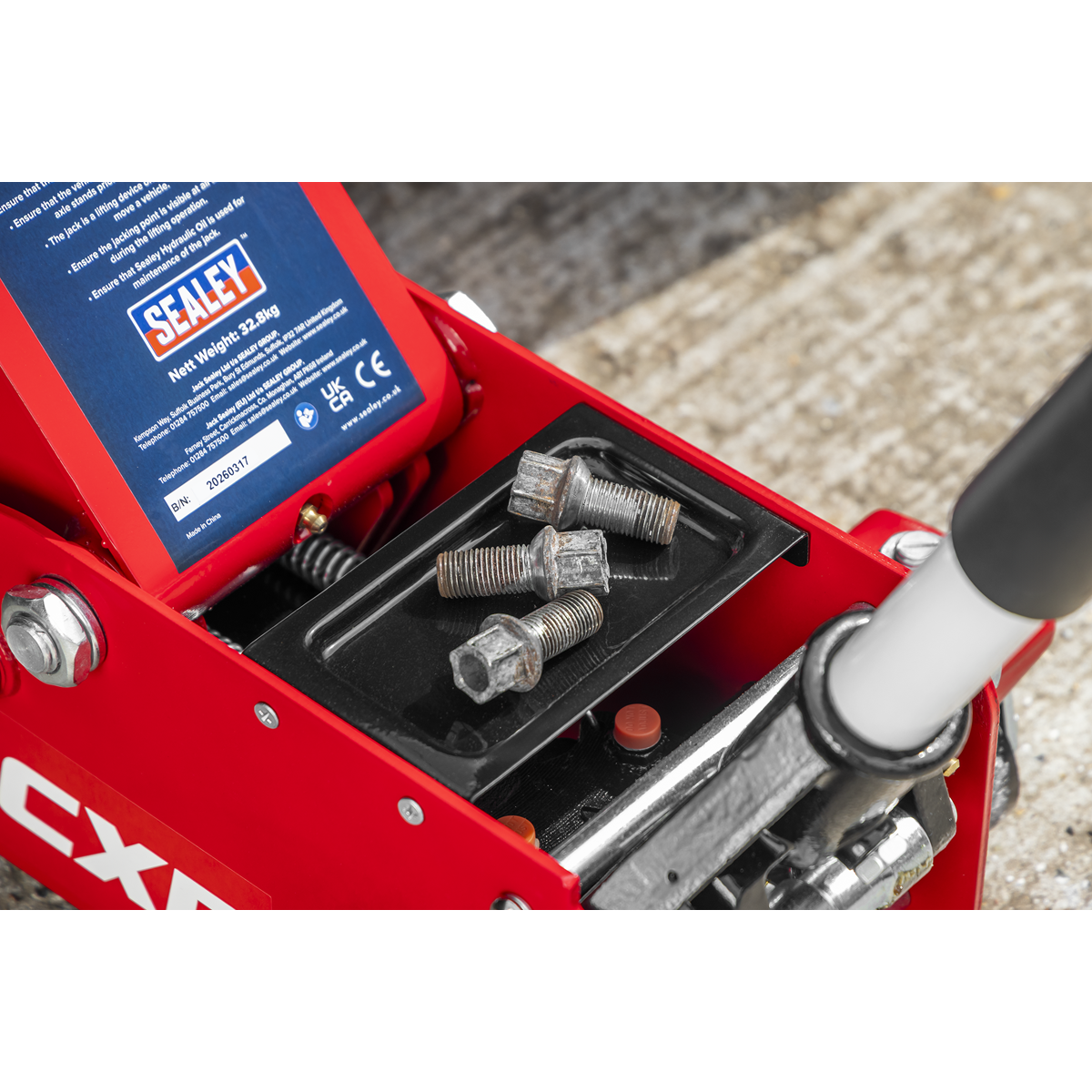 Sealey 3500CXD Trolley Jack with Super Rocket Lift 3.5 Tonne - additional view 17