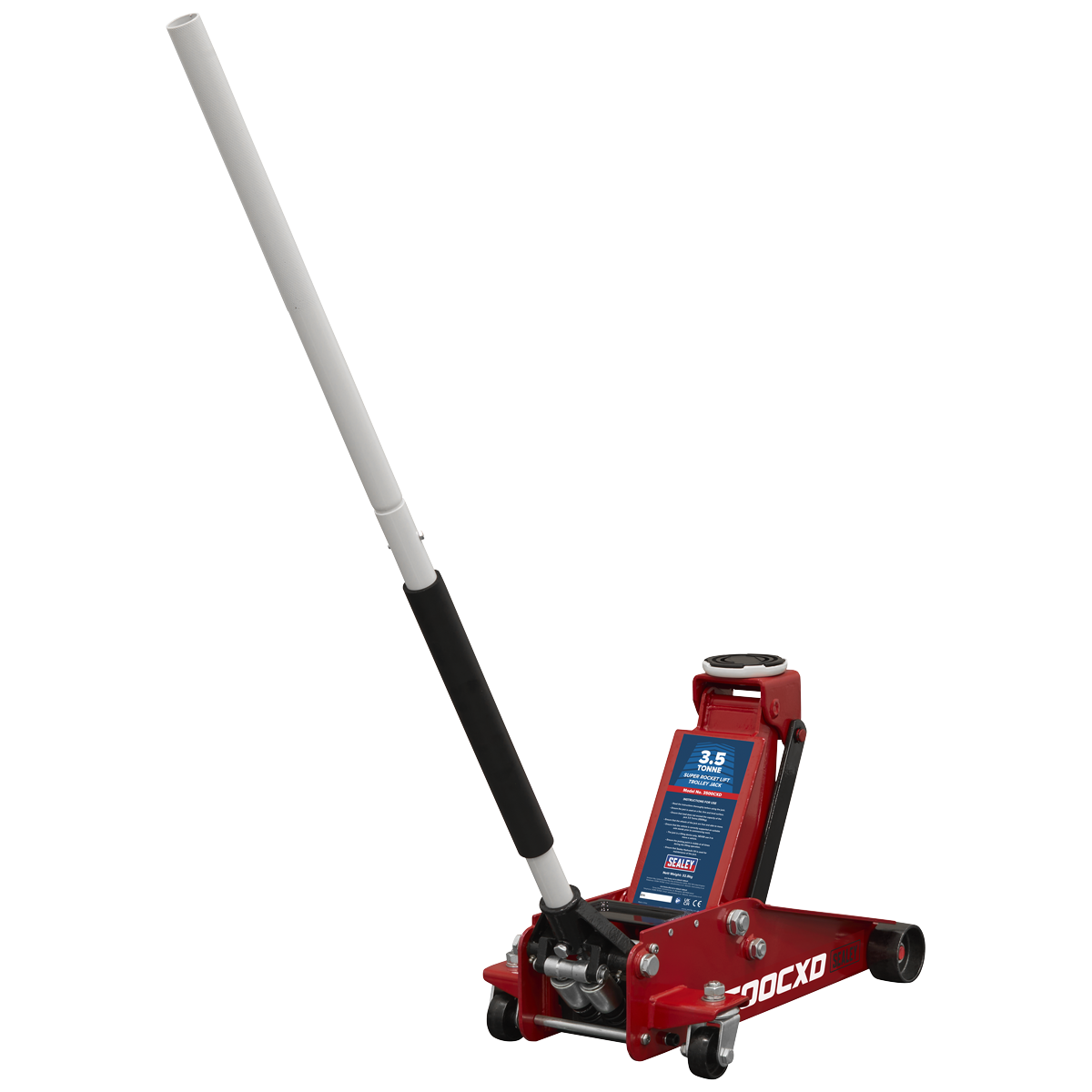 Sealey 3500CXD Trolley Jack with Super Rocket Lift 3.5 Tonne - additional view 2