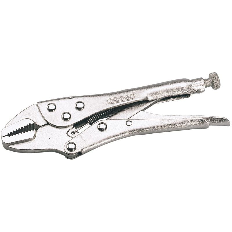 Draper 9007A Straight Jaw Self Grip Pliers, 190mm - (35371)