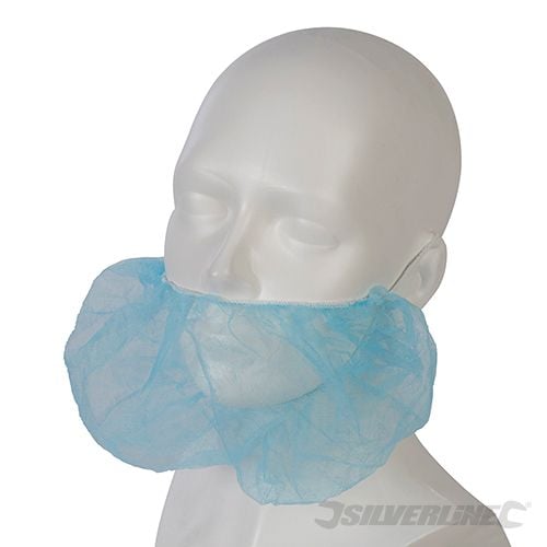 Silverline Disposable Beard Net 100pk One Size - 356861