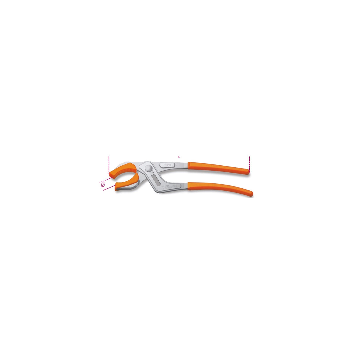 Beta Adjustable Drain Tap Pliers 25–65 Mm - 392C