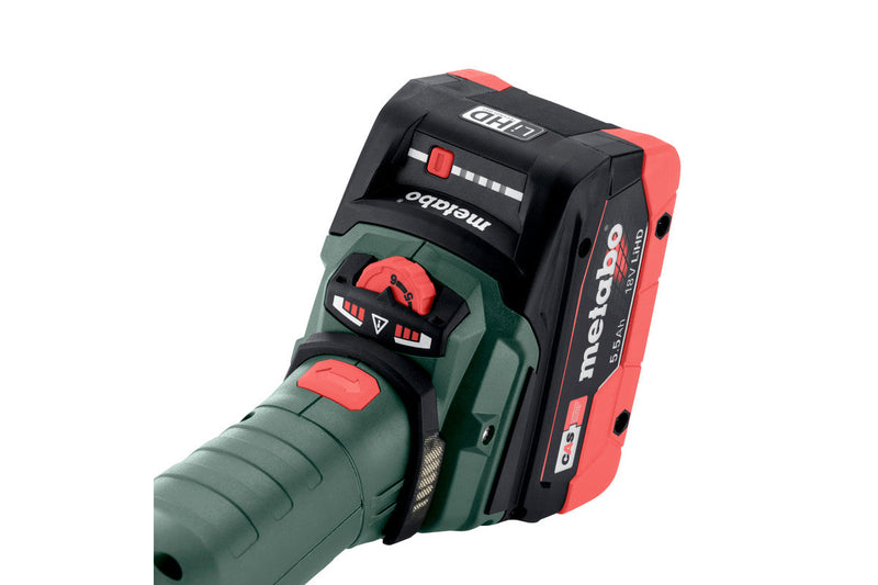 Metabo WVBF 18 LT BL 11-125 Quick (601307840) 18V Brushless Cordless Flat-head Angle Grinder - Body Only product image 3