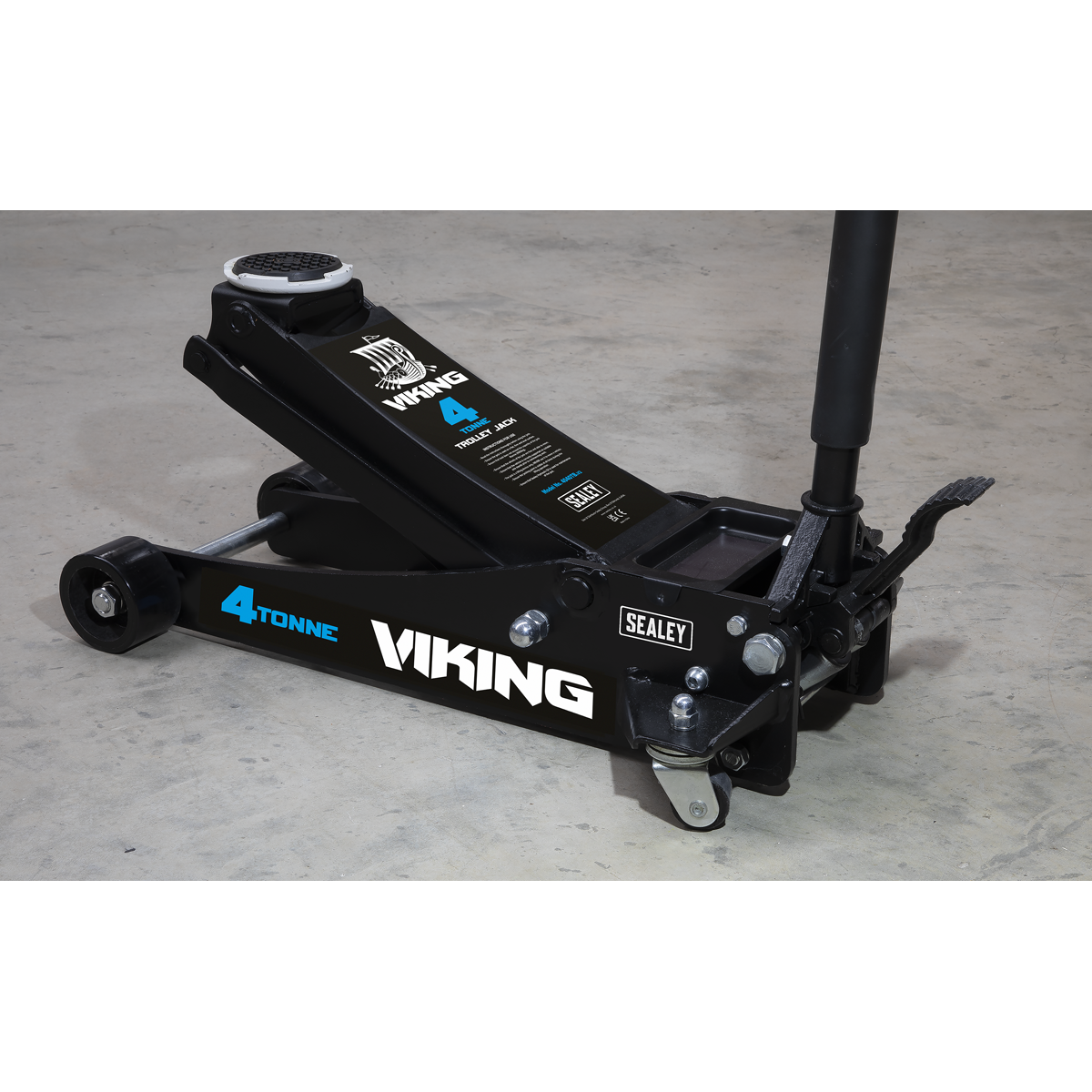 Sealey 4040TB Viking Low Profile Professional Trolley Jack with Rocket Lift 4 Tonne - additional view 4