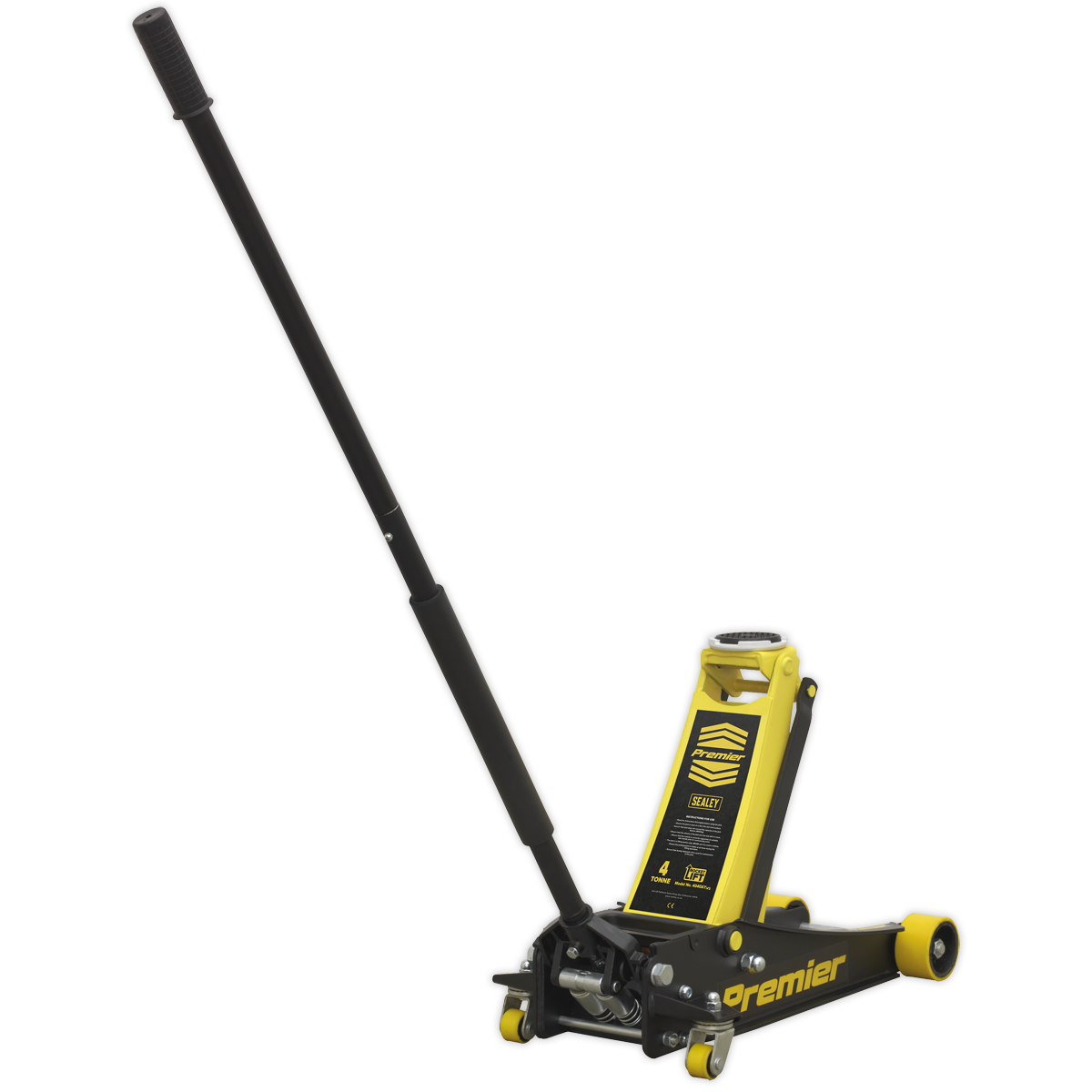 Sealey 4040AY Trolley Jack 4tonne Rocket Lift Yellow