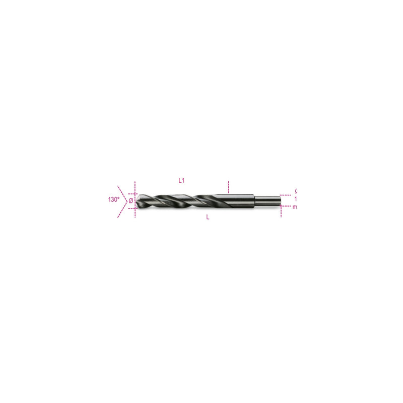 Beta Hss Short Series Twist Drill Bit 14 Mm With Cylindrical Shank - 412A - 412A 14,00