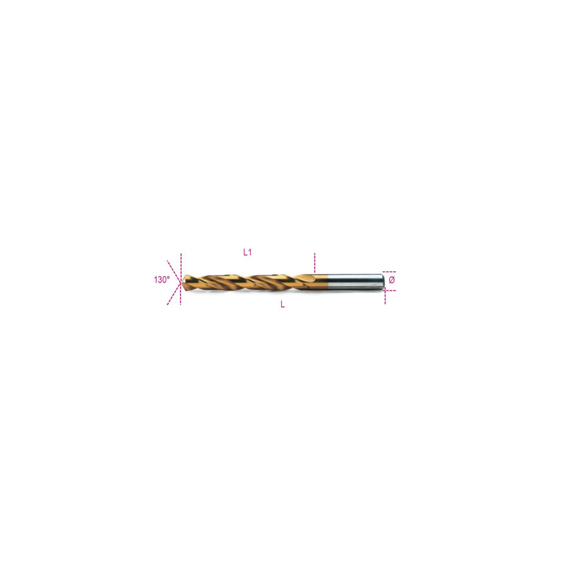 Beta Short Series Hss-Tin Fully Ground Twist Drill 1.00 Mm - 414 - 414 1,00
