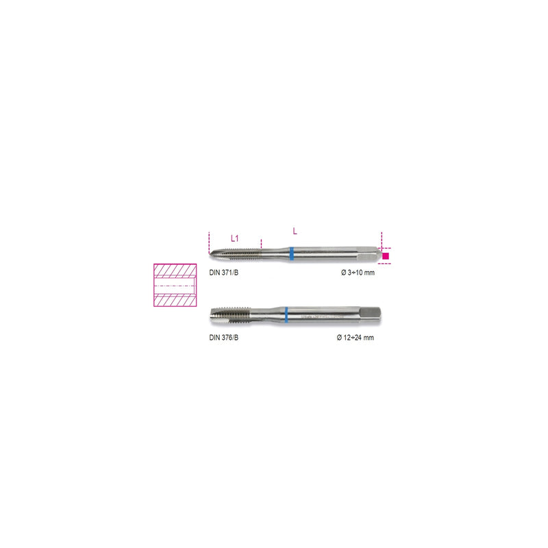 Beta Hss Machine Tap For Clearance Holes M5 X 0.8 Coarse Pitch - 428FP - 428FP 5