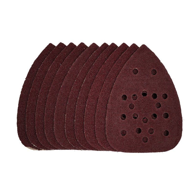 Draper SSD3 Detail Sanding Sheets with Hook and Loop, 140mm, 40 Grit, SSD3 (Pack of 10) - (42982)