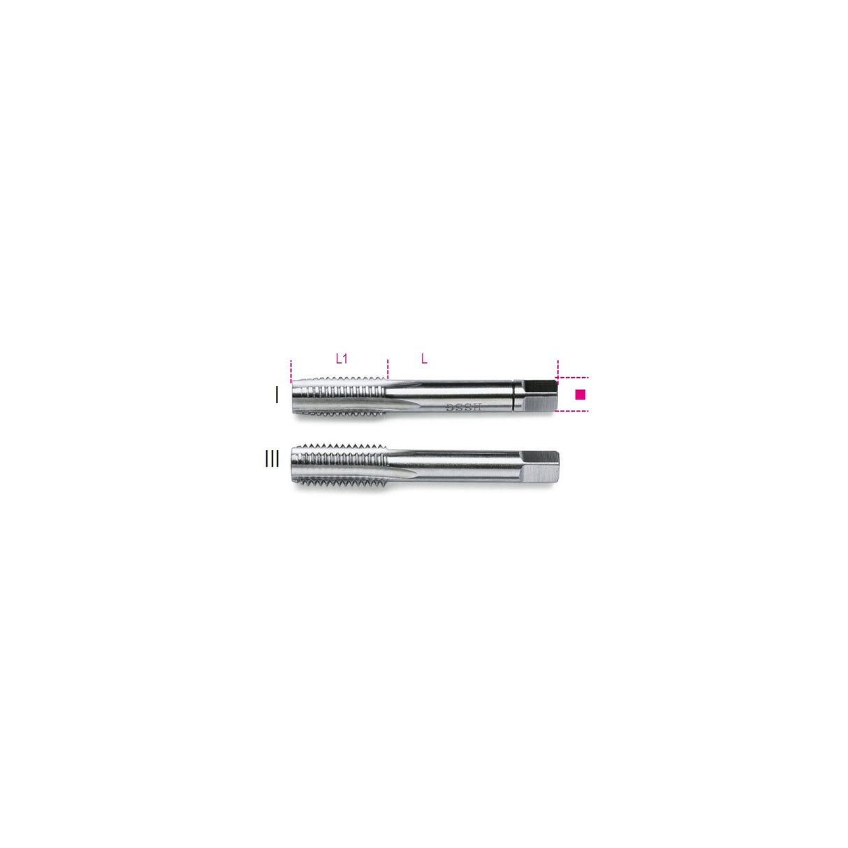 Beta Fine Pitch Metric Hss Hand Tap Set M6 X 0.75 - 434 - 434 6X075