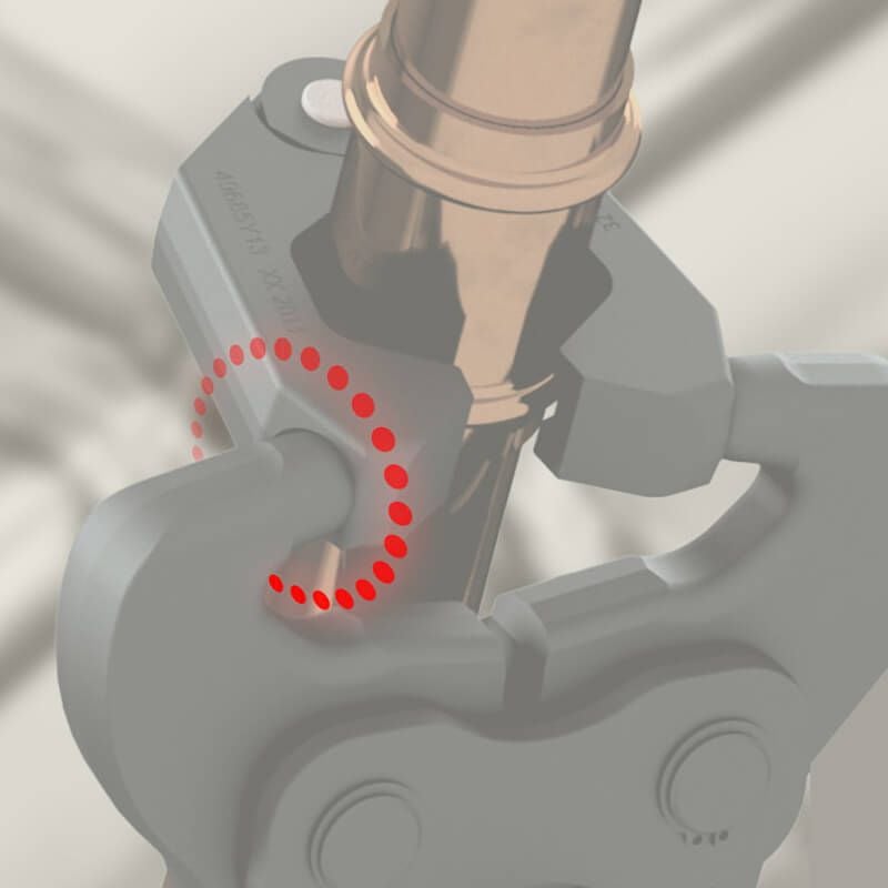 Novopress Angled Jaw Set complete with M15, M22, SZB101 Adaptor and Kit Box