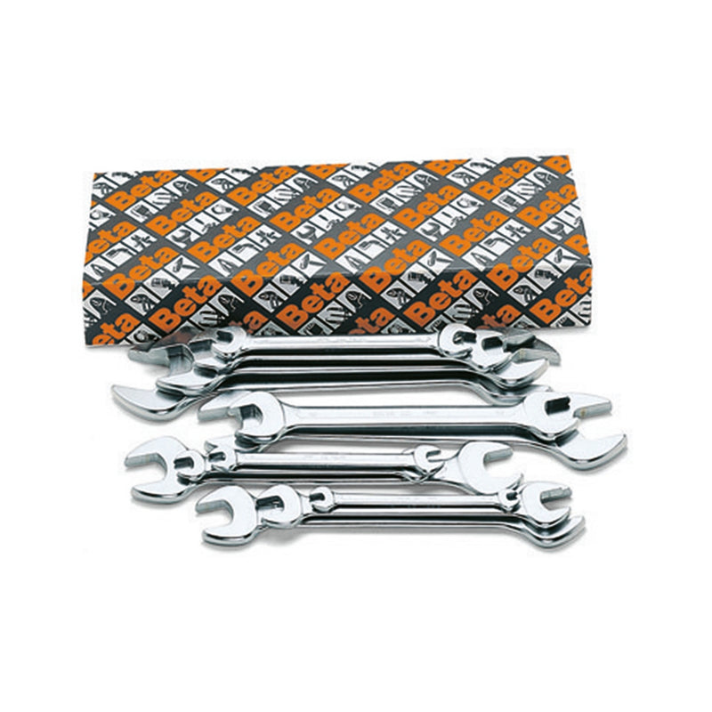 Beta 12-Piece Double Open End Wrench Set 6X7 To 30X32 Mm - 55 - 55/S12