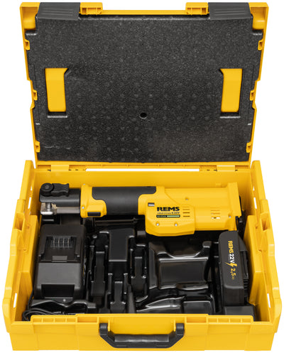 REMS Mini-Press S 22V ACC Li-Ion L-Boxx Package – Basic Pack – 578016R220G