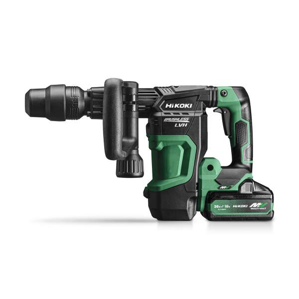 HiKOKI H3641DAW2Z 36V MULTI VOLT Cordless SDS Max Demolition Hammer - 6.8J - Body Only - view 3