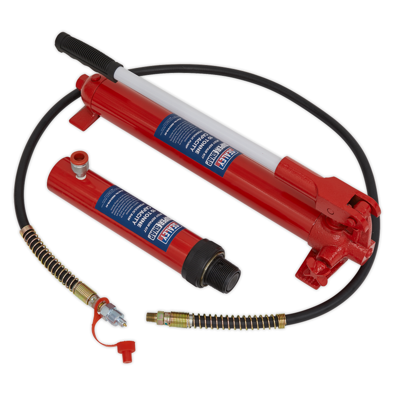 Sealey 610/45 SuperSnap® Push Ram with Pump & Hose Assembly 10 Tonne - additional view 2