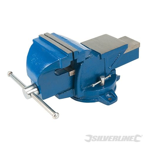 Silverline Engineers Workshop Vice Swivel Base 152mm (6") Jaw Capacity 160mm / 16kg - 656618