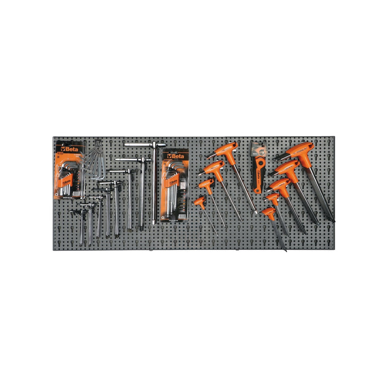 Beta 173-Piece Wrench Assortment With Hooks Without Panel - 6600 M/29