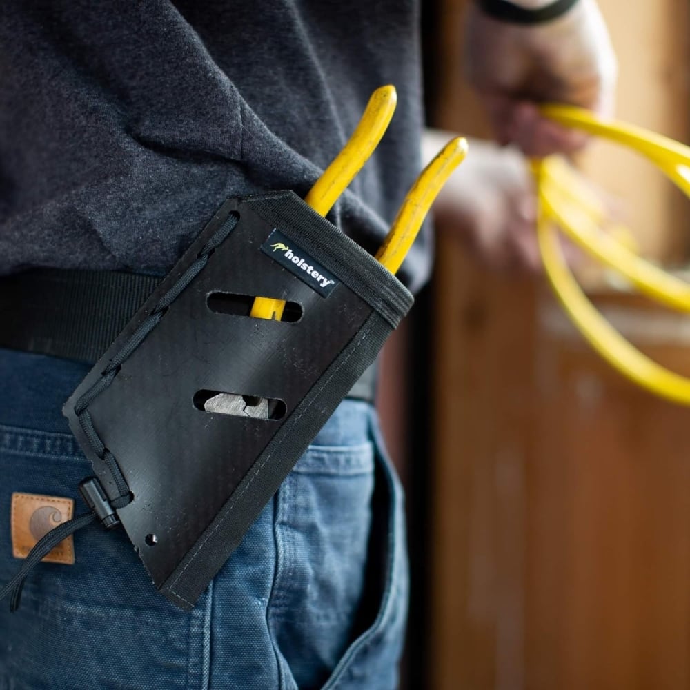 Holstery Jolly Roger Clip-On Hammer and Tool Holster - Left hand Side