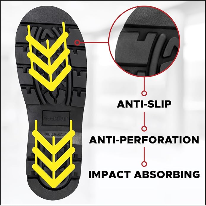 Rock Fall RF290 Silt - Neoprene Safety S5 Wellington