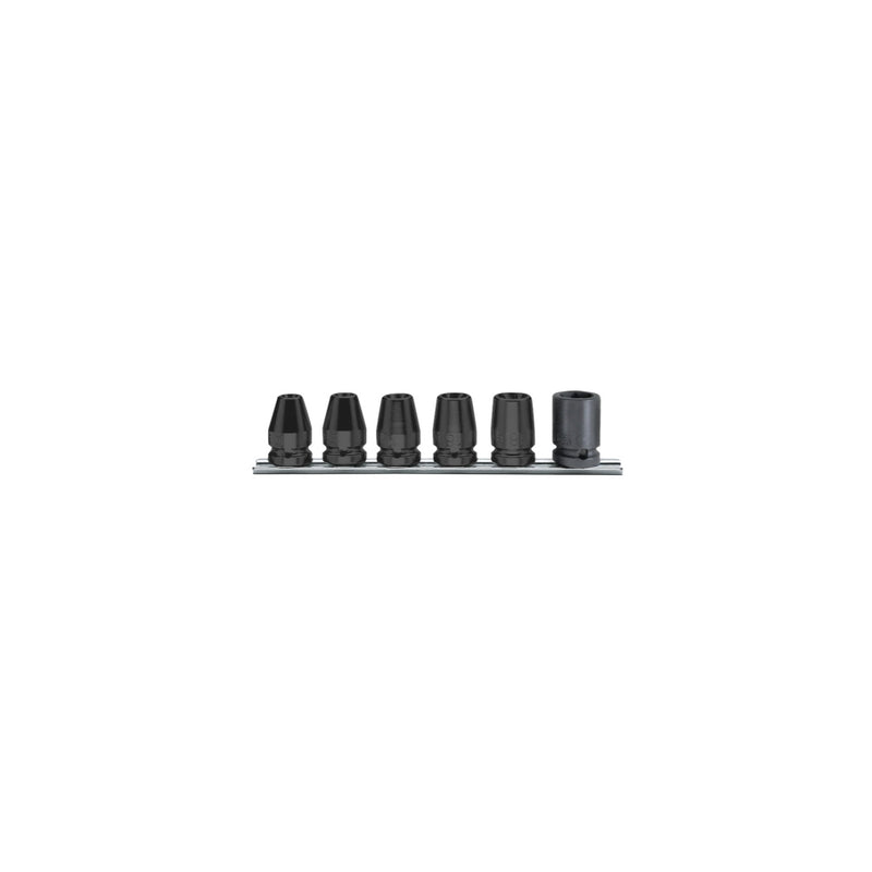 Beta 6-Piece 1/2In Drive External Torx Impact Socket Set On Rail E10-E20 - 720FTX - 720FTX/SB6