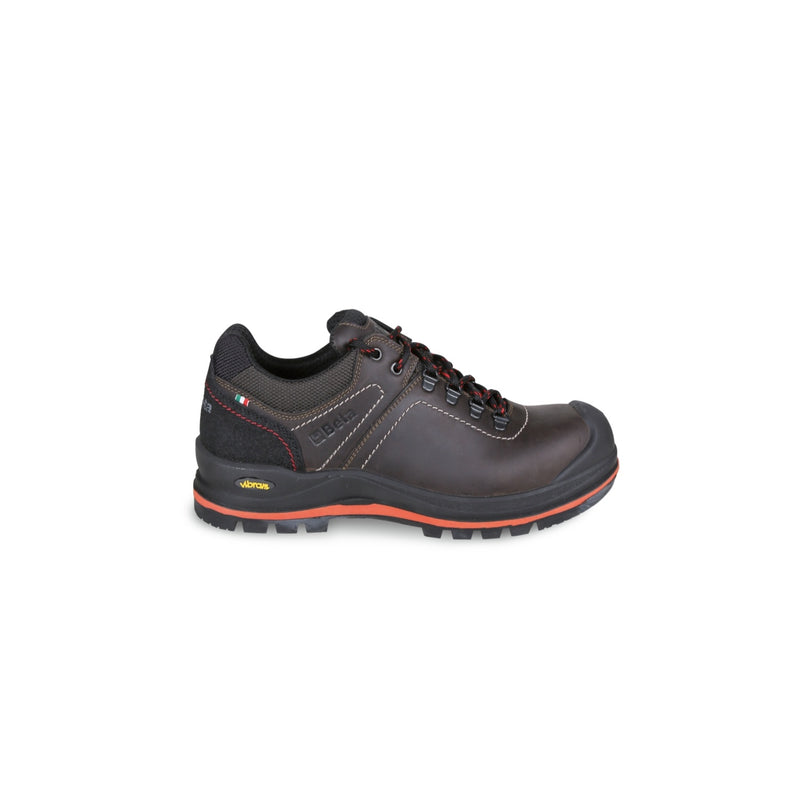 Beta Greased Full-Grain Leather Safety Shoe With Vibram® Rubber Tread Size 44 - 7293HM - 7293HM 44