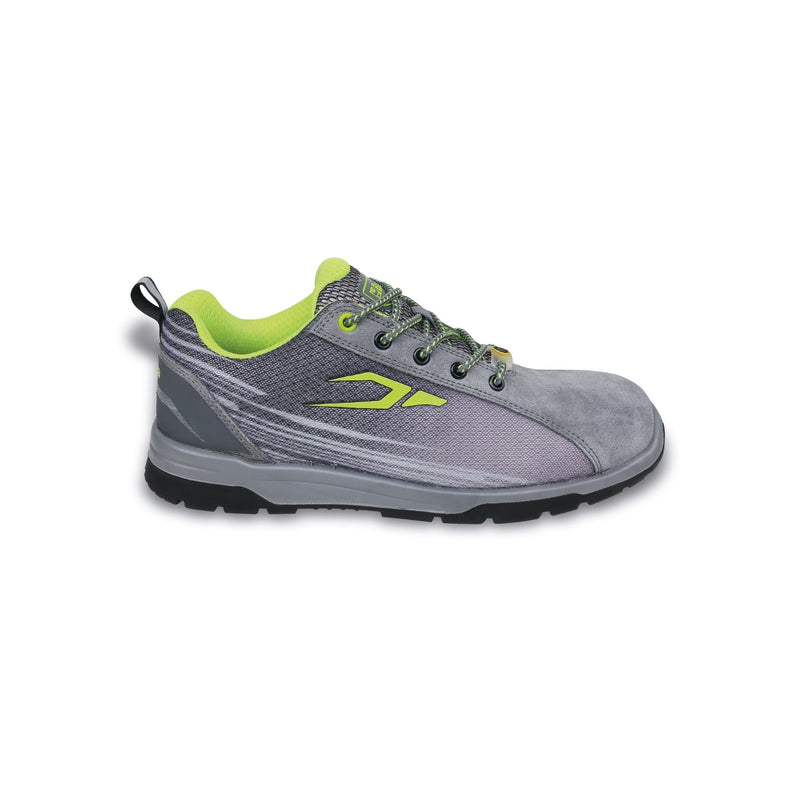 Beta Highly Breathable Mesh And Suede Safety Shoe With Heel Stability Support Size 35 - 7316NG - 7316NG 35