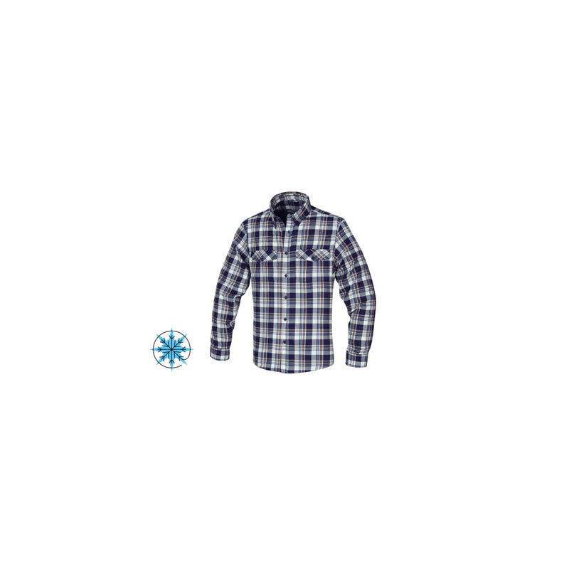 Beta Flannel Check Work Shirt Large - 7545F - 7545F L