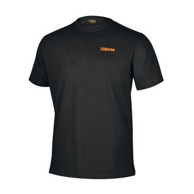 Beta Graffiti Print Cotton T-Shirt Black Size S - 7548D - 7548D S