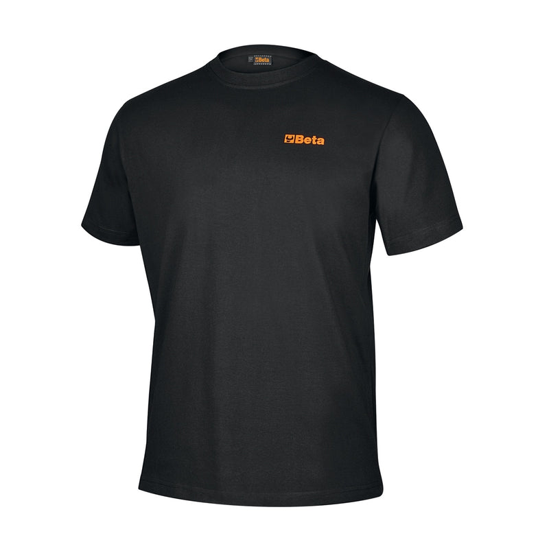 Beta Graffiti Print Cotton T-Shirt Black Size S - 7548D - 7548D S