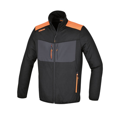 Beta Breathable Stretch Fleece Jacket Multipocket Black Size L - 7564N - 7564N L