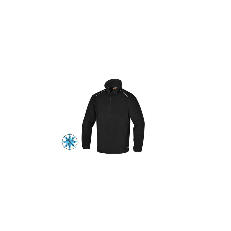 Beta Short-Zipped Microfleece Sweater Xs - 7636N - 7636N XS