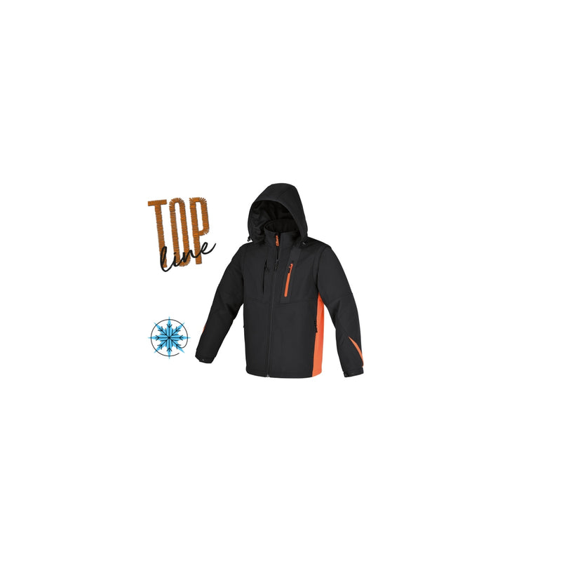 Beta Softshell Jacket With Detachable Hood And Sleeves 2Xl - 7659N - 7659N XXL