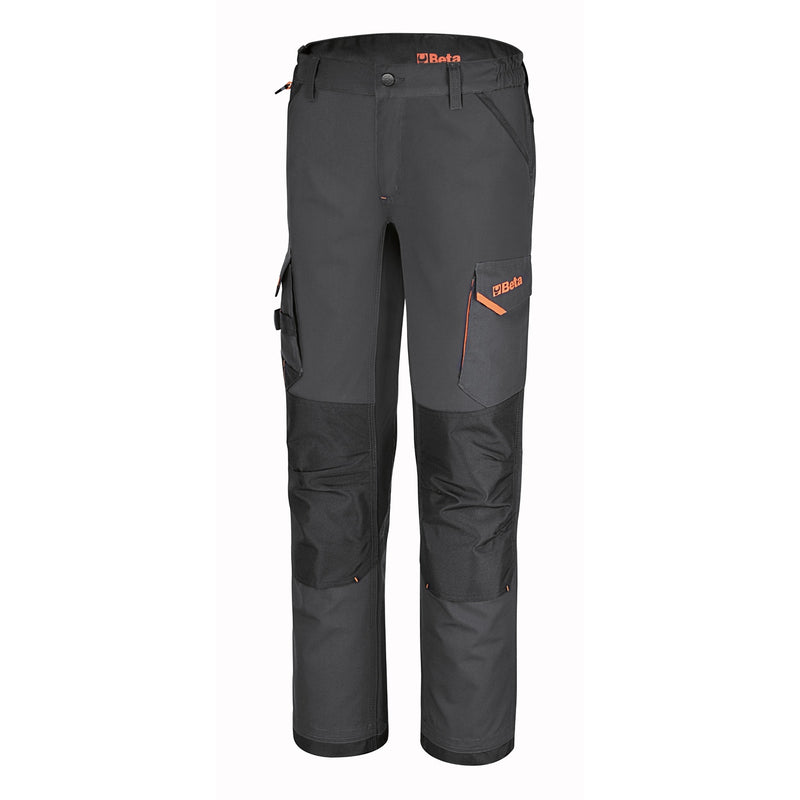 Beta Multipocket Work Trousers With Stretch Fabric Inserts - 7818G XS