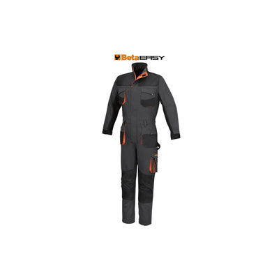 Beta Grey Work Overalls - 7905G XS