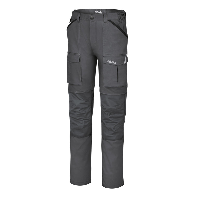 Beta Multipocket Work Trousers Grey - 7930MG L