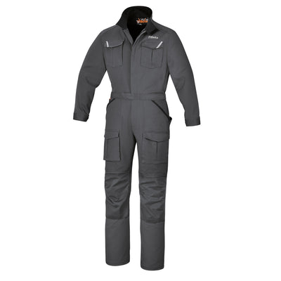 Beta Grey Cotton Stretch Work Overalls Size L - 7935MG - 7935MG L
