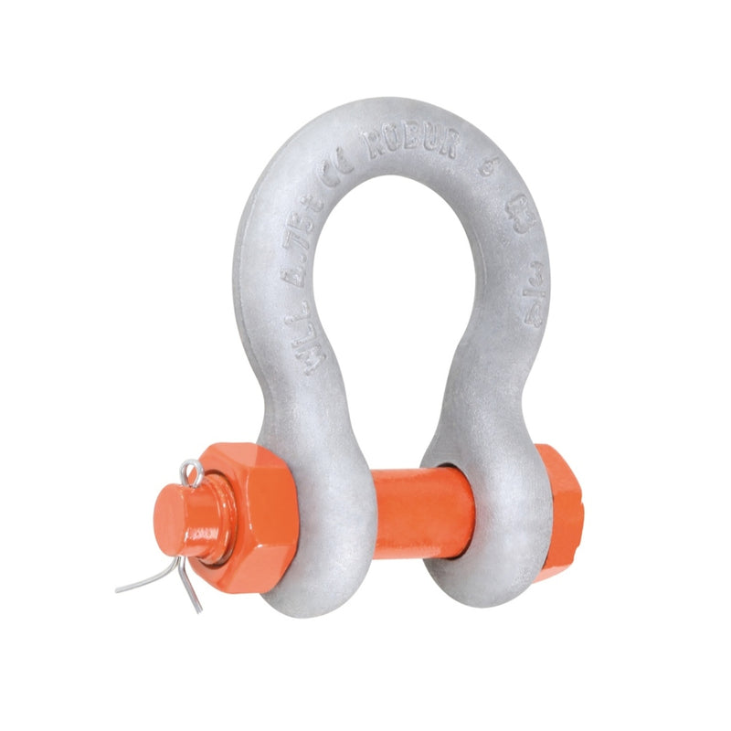 Robur Bow Shackle With Safety Bolt Grade 6 - 8031R T1,5