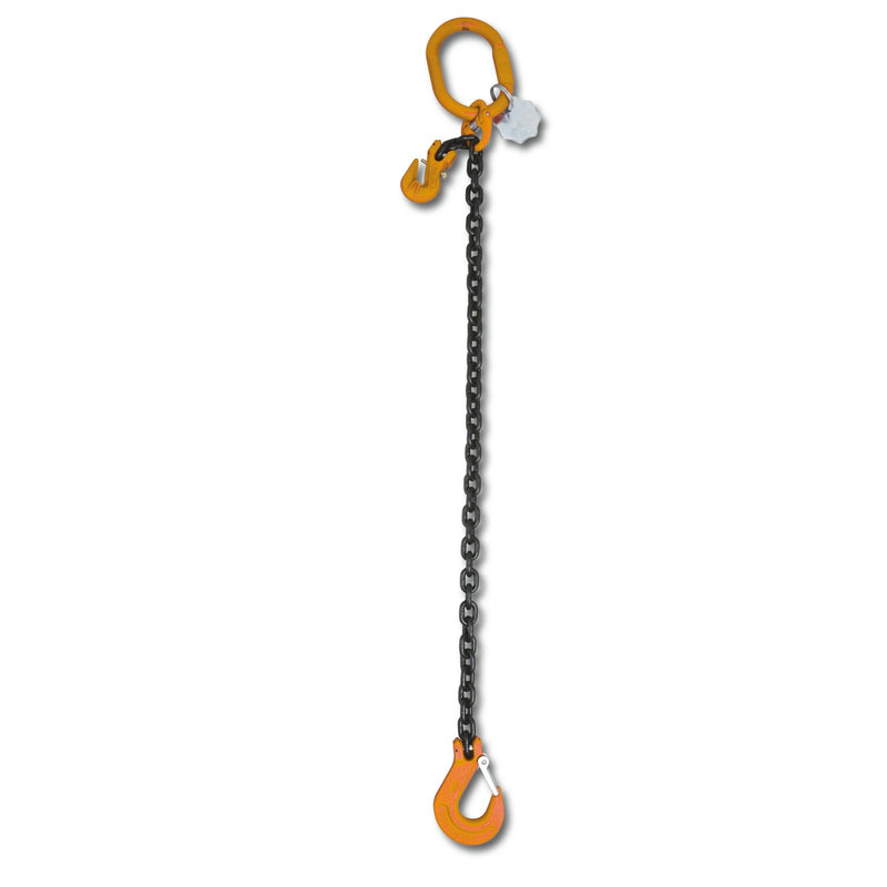 Robur 1 Leg Lifting Chain Sling With Clevis Grab Hook Grade 8 - 8096 - 8096 D6-2