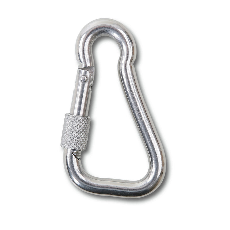 Robur Asymmetric Carabine Hook With Screw Nut Aisi 316 - 8276G 8X80