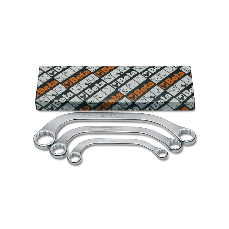 Beta Set Of 3 Half-Moon Ring Wrenches - 83AS - 83AS/3