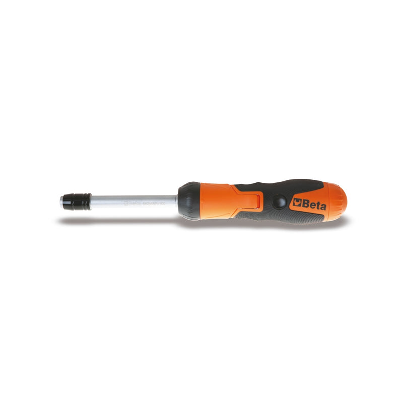 Beta Reversible Ratchet Bit Holder With Articulated Handle And 7 Built-In Bits - 855P