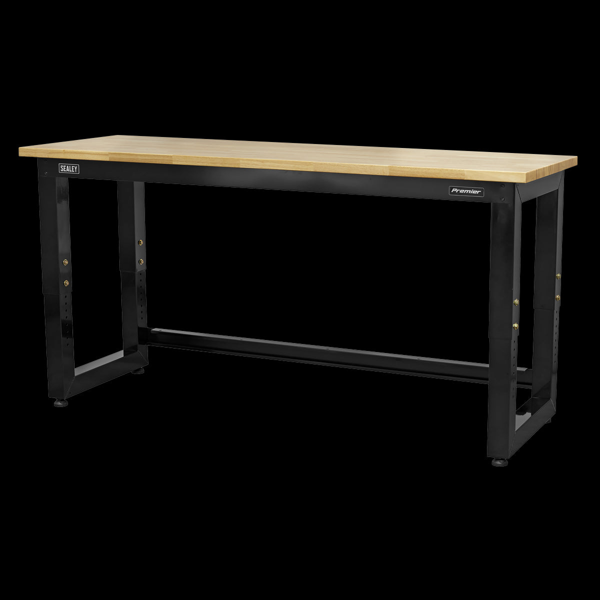 Sealey APMS22 Steel Adjustable Workbench with Wooden Worktop 1830mm - Heavy-Duty
