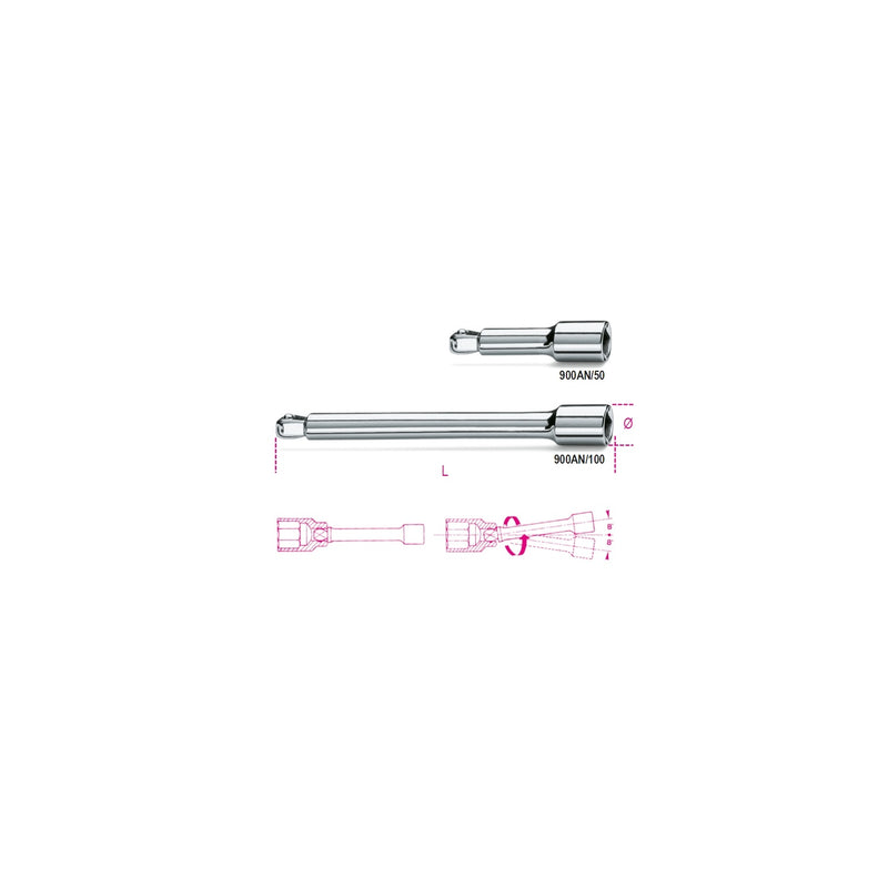 Beta 1/4In Wobble Extension Bar 50 Mm - 900AN - 900AN/50