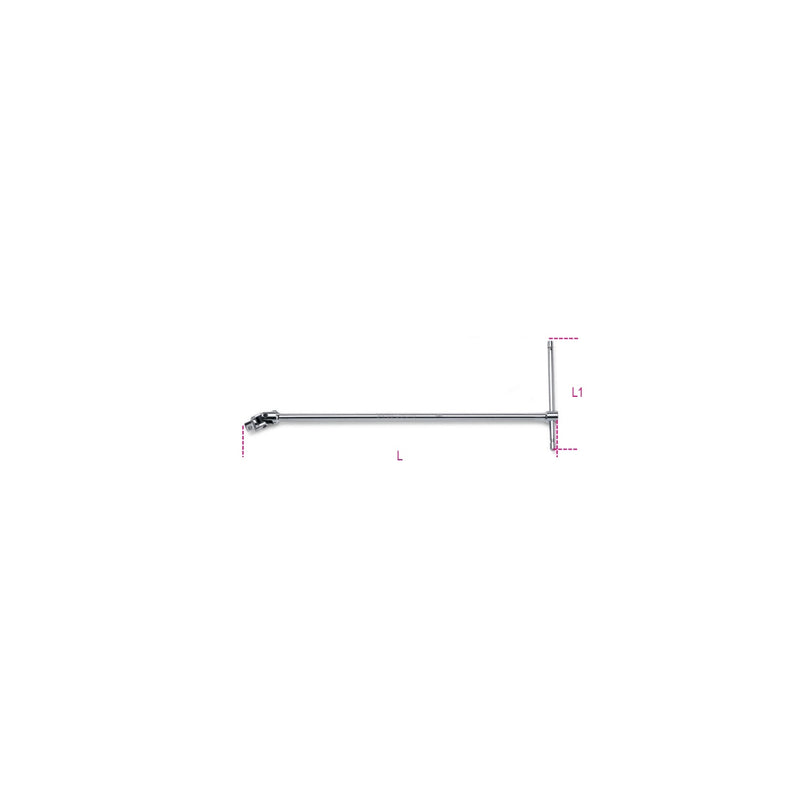 Beta 1/4In Drive Swivel T-Handle 390 Mm - 900/40