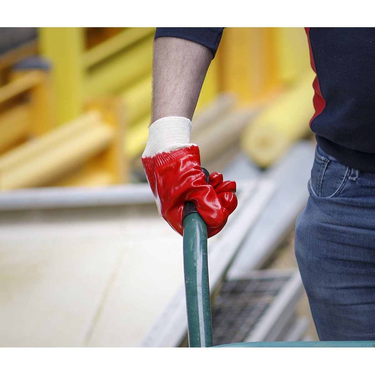 Sealey 9106L/12 Worksafe® PVC Knit Wrist Gloves, Large - Pack of 12 Pairs - additional view 7