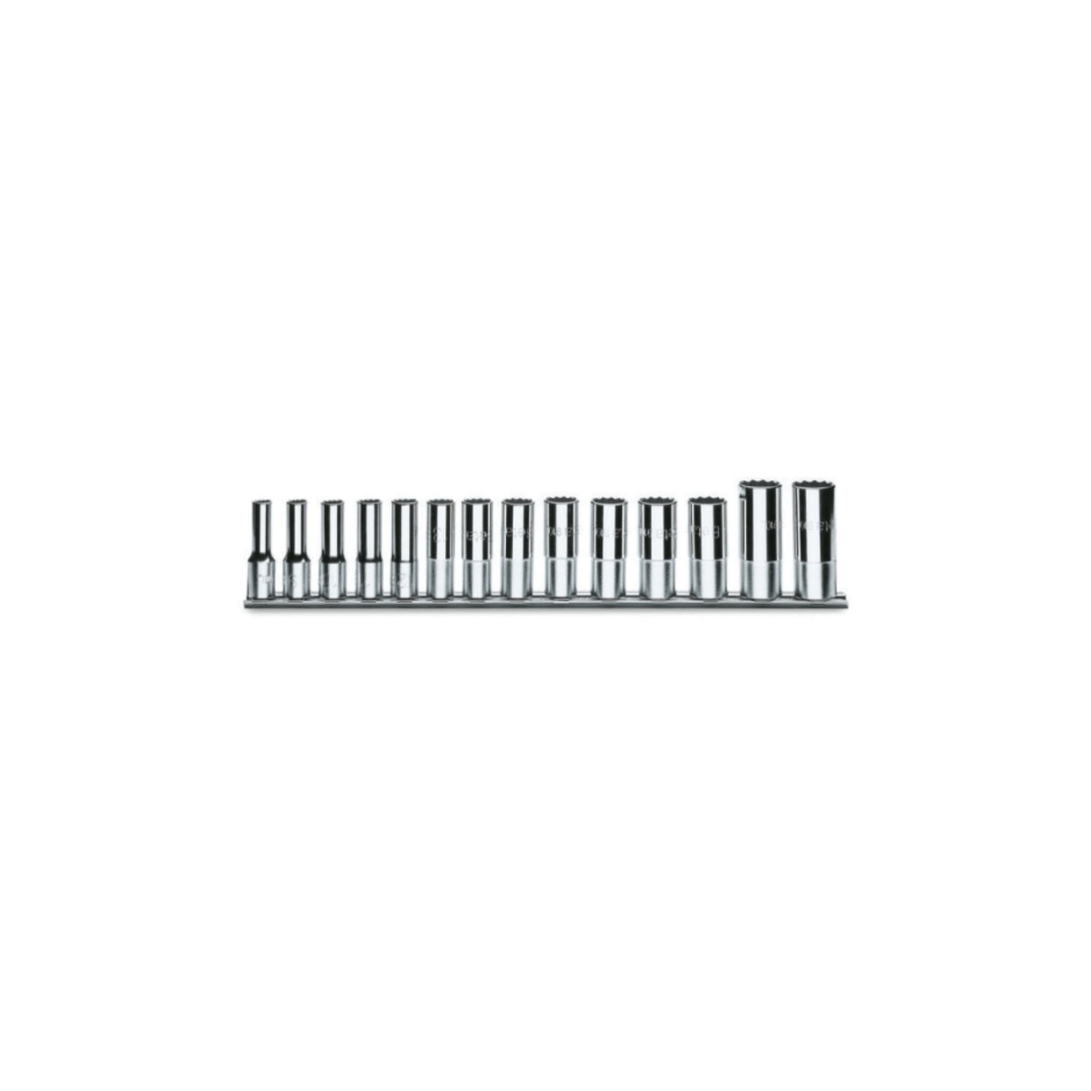 Beta 14-Piece 3/8In Drive Long Hexagon Hand Socket Set On Support 9-22 Mm - 910AL - 910AL/SB14