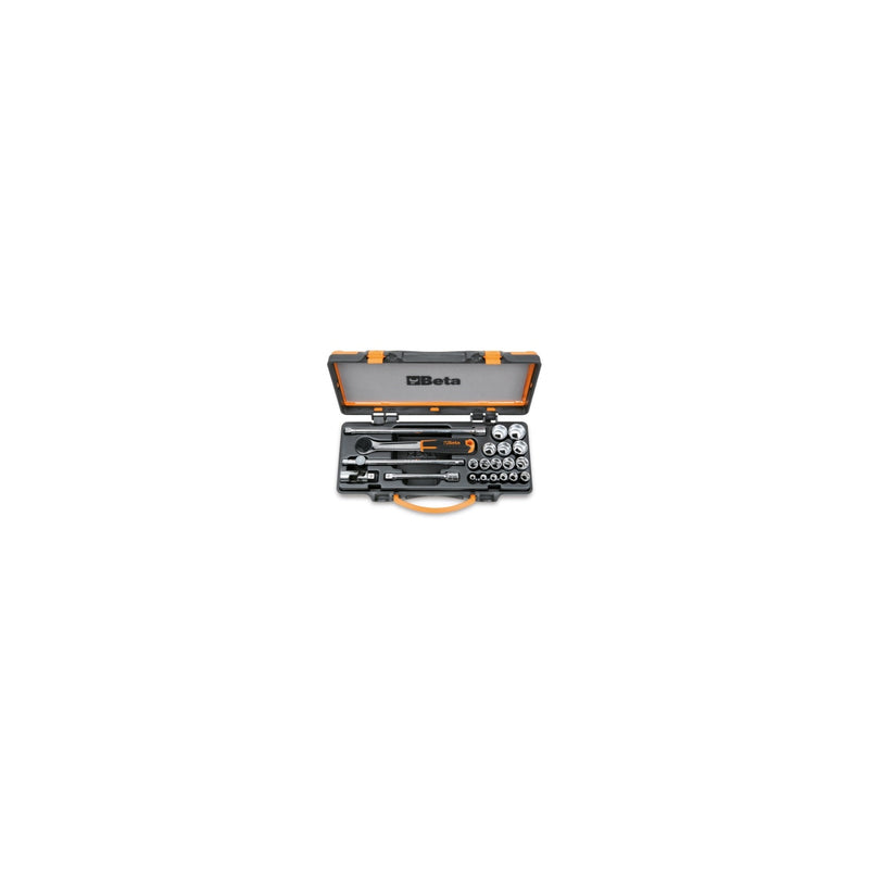 Beta 3/8In Drive Hexagon Socket Set With 16 Sockets And 5 Accessories - 910/25 - 910A/C16