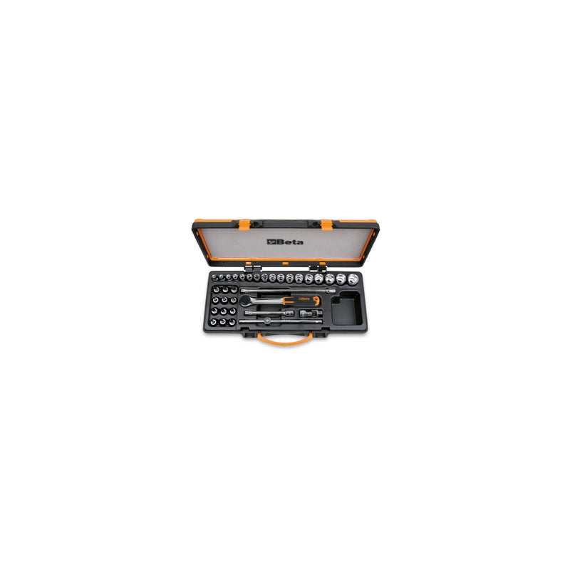Beta 3/8In Socket Set With 17 Sockets, 12 Socket Drivers And 5 Accessories - 910PE - 910A/C29
