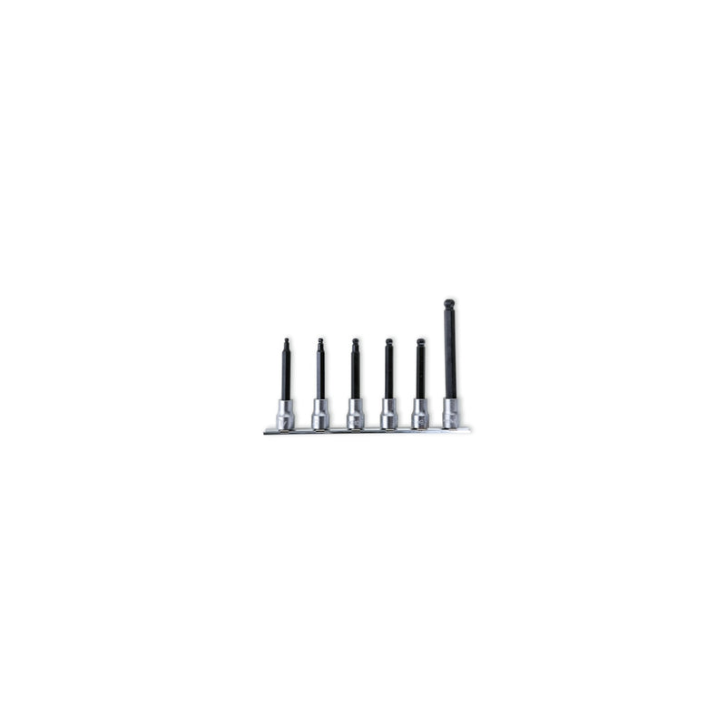 Beta Ball Head Socket Driver Set For Hexagon Screws 3/8 Inch Female Drive 6 Piece - 910BP - 910BP/SB6L