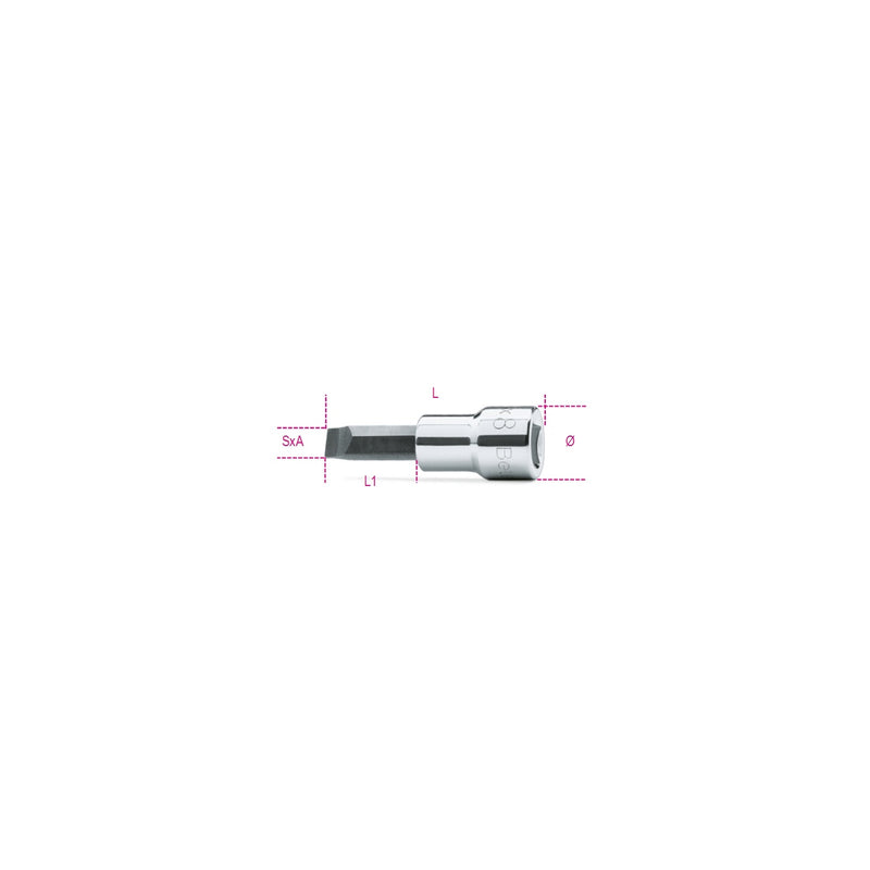 Beta 3/8 Inch Socket Driver For Slotted Head Screws 1 X 5.5 Mm - 910LP - 910LP 1X5,5